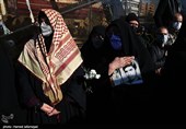 تشییع پیکر 150 شهید دوران دفاع مقدس در تهران