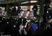 تشییع پیکر 150 شهید دوران دفاع مقدس در تهران