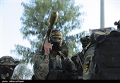 رژه گردان های القدس شاخه نظامی جنبش جهاد اسلامی در غزه