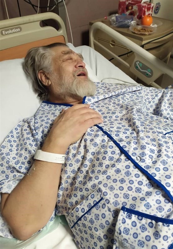 صدا و سیما , نادر طالب زاده , بیمارستان , عکس , 