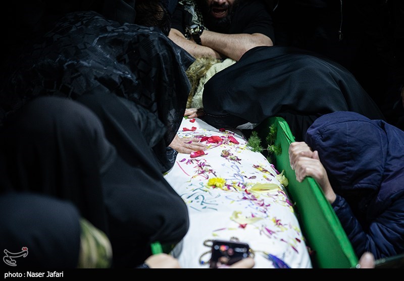 وداع با شهید مصطفی چگینی در معراج شهدا