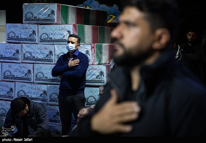 وداع با شهید مصطفی چگینی در معراج شهدا