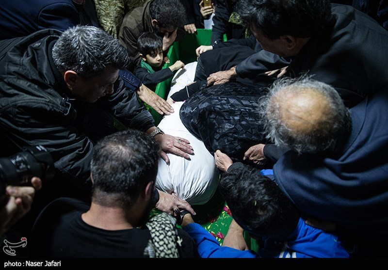 وداع با شهید مصطفی چگینی در معراج شهدا