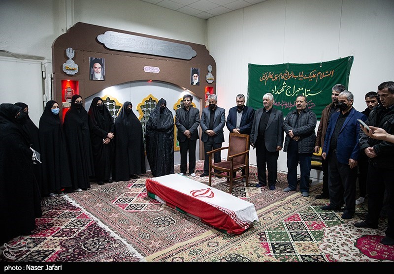 وداع با شهید مصطفی چگینی در معراج شهدا