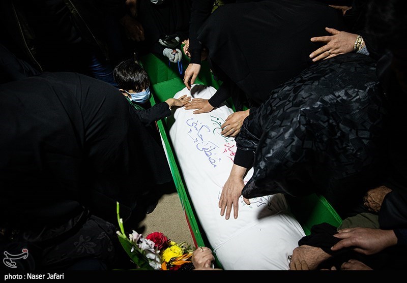 وداع با شهید مصطفی چگینی در معراج شهدا