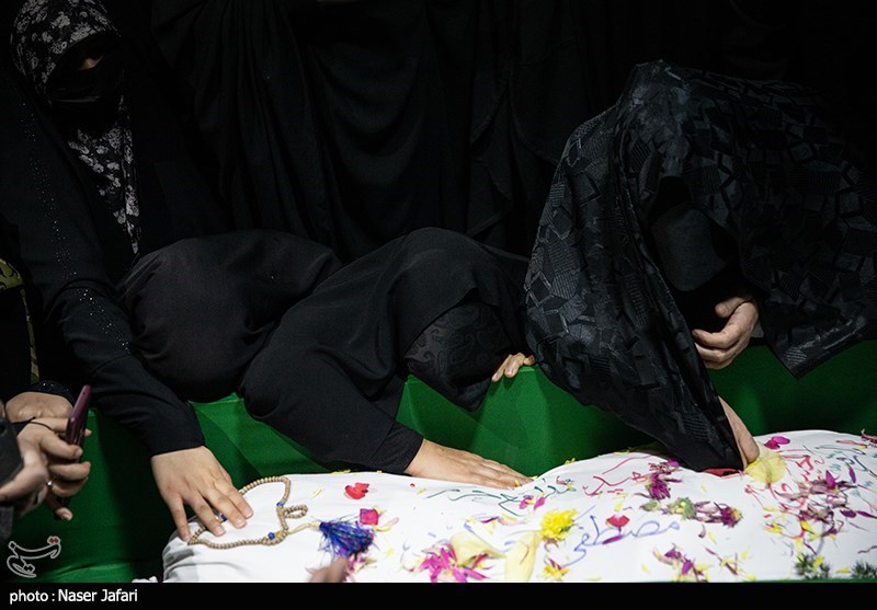 وداع با شهید مصطفی چگینی در معراج شهدا