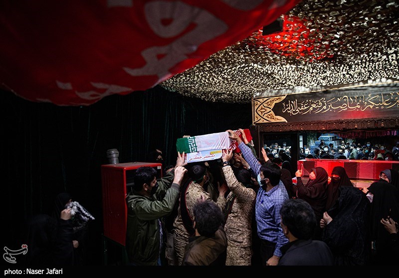 وداع با شهید مصطفی چگینی در معراج شهدا