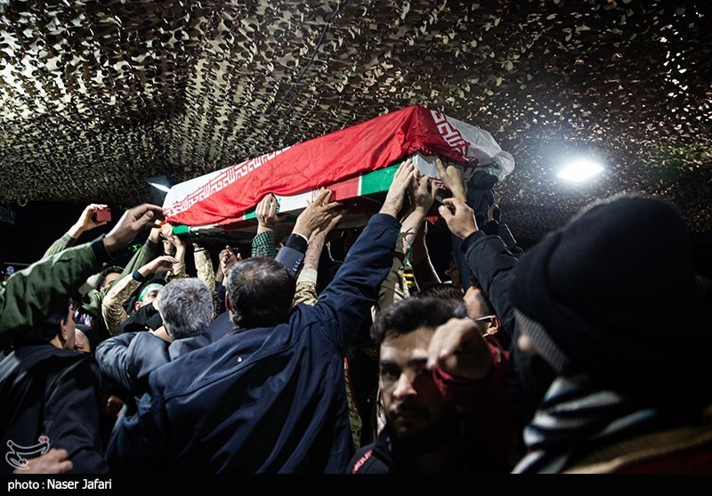 وداع با شهید مصطفی چگینی در معراج شهدا