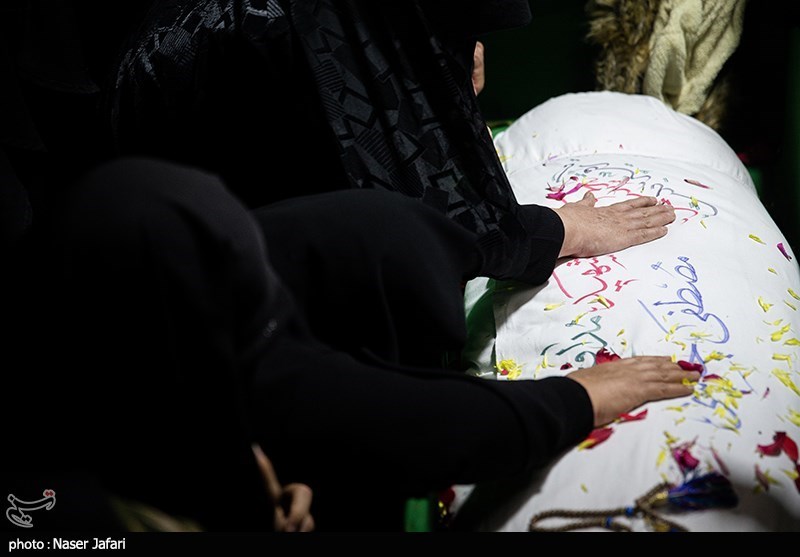 وداع با شهید مصطفی چگینی در معراج شهدا