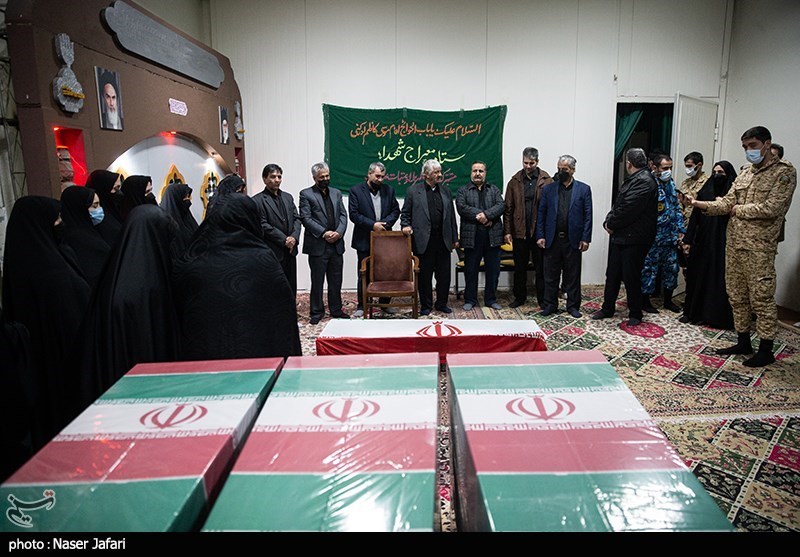 وداع با شهید مصطفی چگینی در معراج شهدا