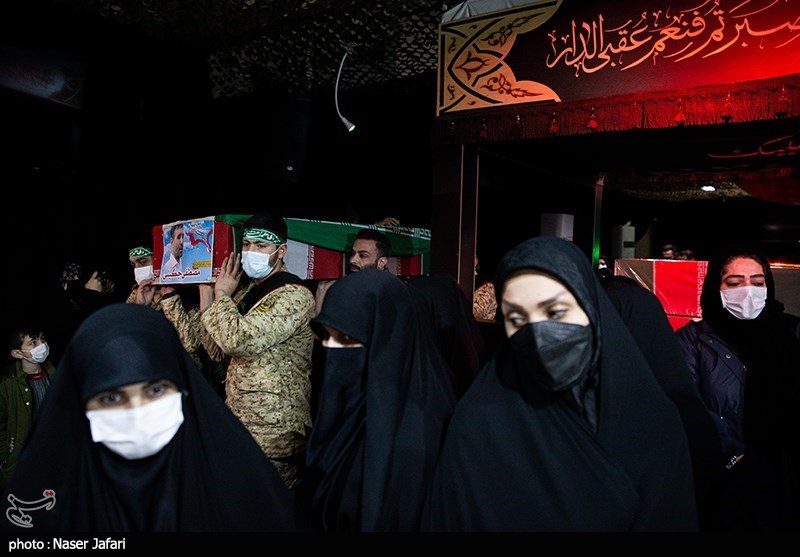 وداع با شهید مصطفی چگینی در معراج شهدا