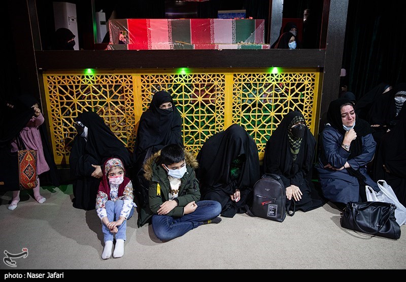 وداع با شهید مصطفی چگینی در معراج شهدا