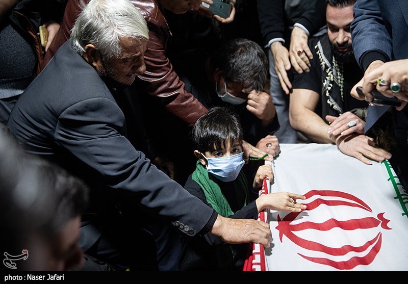 وداع با شهید مصطفی چگینی در معراج شهدا