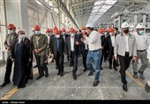 جشن تکمیل ظرفیت بزرگترین کارخانه آلومینیوم جنوب و احداث نیروگاه غدیر - لامرد