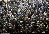 مراسم تشییع پیکر محمدرضا یزدانی‌خرم
