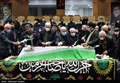 مراسم تشییع پیکر محمدرضا یزدانی‌خرم