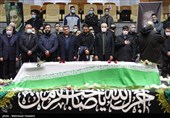 مراسم تشییع پیکر محمدرضا یزدانی‌خرم