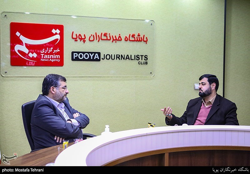 گفت و گو محمد مهدی دانی رئیس با شگاه خبرنگاران پویا با مسعود رنجبریان شهردار منطقه 6تهران