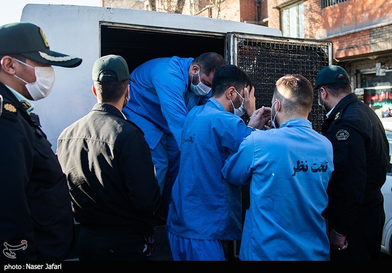 بازداشت اوباش کری‌خوان توسط پلیس امنیت تهران