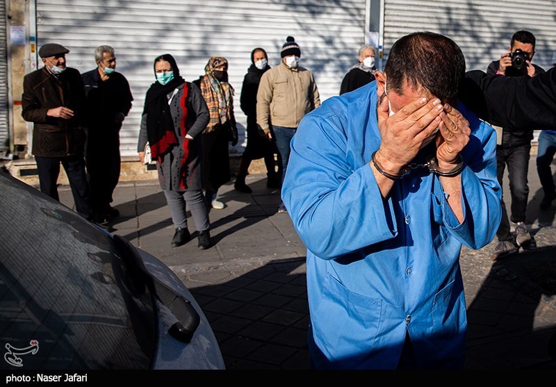 بازداشت اوباش کری‌خوان توسط پلیس امنیت تهران