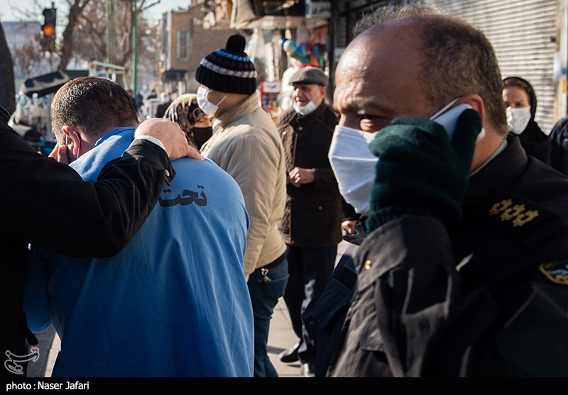 بازداشت اوباش کری‌خوان توسط پلیس امنیت تهران