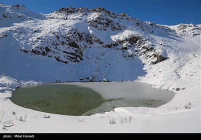 طبیعت برفی منطقه تاراز - خوزستان