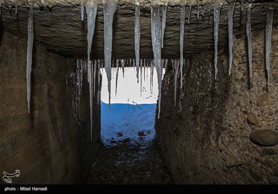 طبیعت برفی منطقه تاراز - خوزستان