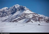 بارش برف در شهرستان دلفان و خرم آباد