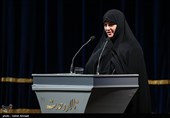 سخنرانی  جمیله‌سادات علم‌الهدی همسر رئیس جمهور در مراسم بزرگداشت روز زن 