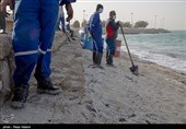 آلودگی نفتی جزیره خارگ‎