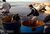 آلودگی نفتی جزیره خارگ‎