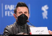 امین حیایی بازیگر فیلم برف آخر در سومین روز چهلمین جشنواره فیلم فجر