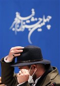 مجید صالحی بازیگر فیلم برف آخر در سومین روز چهلمین جشنواره فیلم فجر