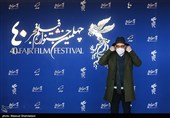 مجید صالحی بازیگر فیلم برف آخر در سومین روز چهلمین جشنواره فیلم فجر