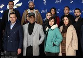 عوامل فیلم لایه‌های دروغ پیش از شروع اکران فیلم در سومین روز چهلمین جشنواره فیلم فجر