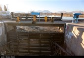 بازگشایی آب رودخانه زاینده رود در اصفهان