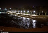 بازگشایی آب رودخانه زاینده رود در اصفهان