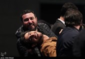  محسن کیایی و تورج الوند بازیگر فیلم نگهبان شب در هفتمین روز از چهلمین جشنواره فیلم فجر