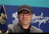 رضا میرکریمی کارگردان و تهیه کننده فیلم نگهبان شب در نشست خبری هفتمین روز از چهلمین جشنواره فیلم فجر