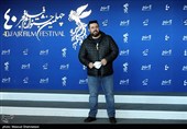  محسن کیایی بازیگر فیلم نگهبان شب در هفتمین روز از چهلمین جشنواره فیلم فجر