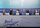 عوامل فیلم نگهبان شب در نشست خبری هفتمین روزاز چهلمین جشنواره فیلم فجر