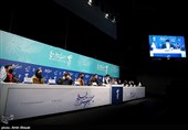 عوامل فیلم نگهبان شب در نشست خبری هفتمین روزاز چهلمین جشنواره فیلم فجر