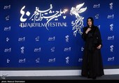 معصومه ربانی نیا بازیگرفیلم موقعیت مهدی در هفتمین روز چهلمین جشنواره فیلم فجر