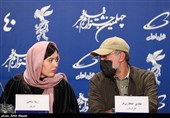 هادی حجازی فر کارگردان و ژیلا شاهی بازیگر فیلم موقعیت مهدی در هفتمین روز چهلمین جشنواره فیلم فجر