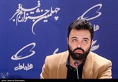  سید یاسر جعفری در نشست خبری فیلم سینمایی نمور در آخرین روز چهلمین جشنواره فیلم فجر