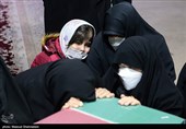 وداع با پیکر شهید مدافع حرم امیرعلی محمدیان