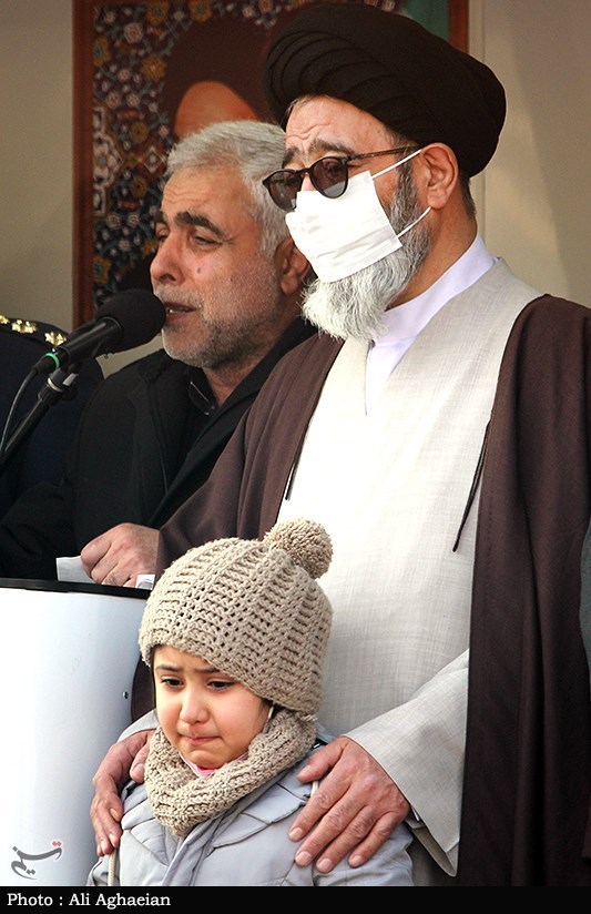 تشییع شهدای سانحه سقوط جنگنده در تبریز