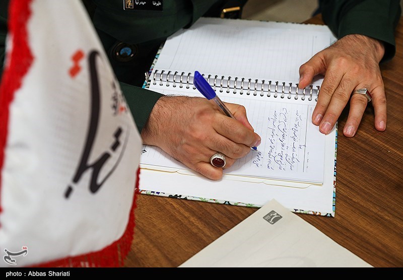 حضور فرمانده سپاه استان البرز در دفتر خبرگزاری تسنیم کرج