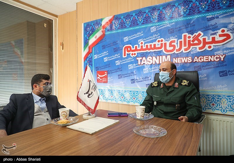 حضور فرمانده سپاه استان البرز در دفتر خبرگزاری تسنیم کرج