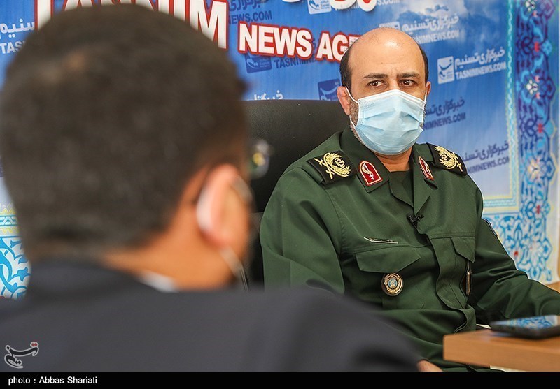 حضور فرمانده سپاه استان البرز در دفتر خبرگزاری تسنیم کرج